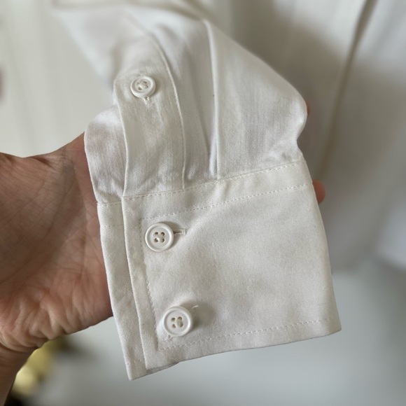 HELMUT LANG The Shrunken Button Blouse - Picture 9 of 13